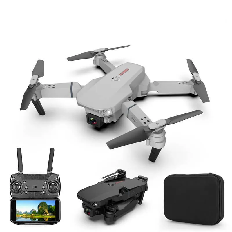 DRONE E88 - CONTROL CON PANTALLA Y RANURA SD