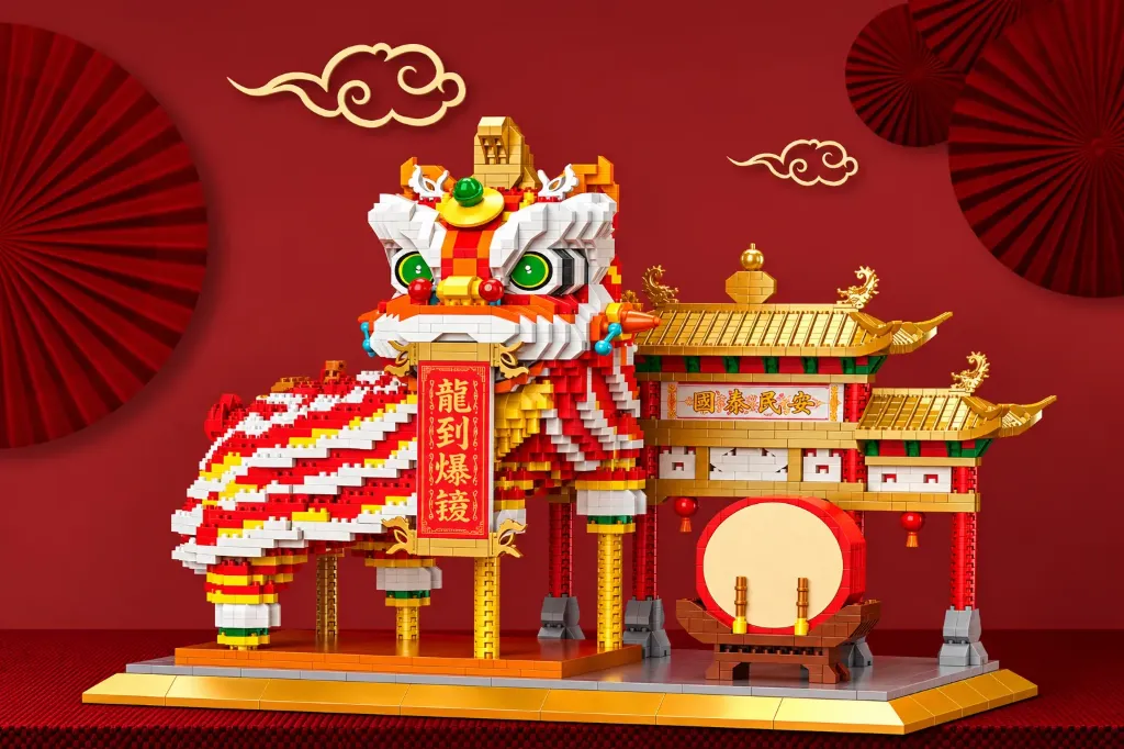 MINI LEGO DRAGON CHINO