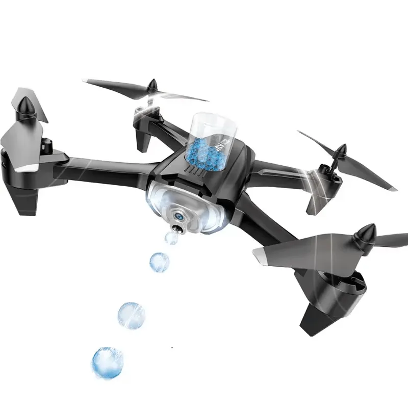 Hot Drone H9W Motor sin escobillas Wifi Cámara HD HDR One Key Return Evitación de obstáculos RC Quadcopter con disparo de bomba de agua