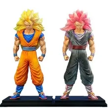 Figura de acción de anime Dragon Vegetto de 40 cm, figura coleccionable de PVC
